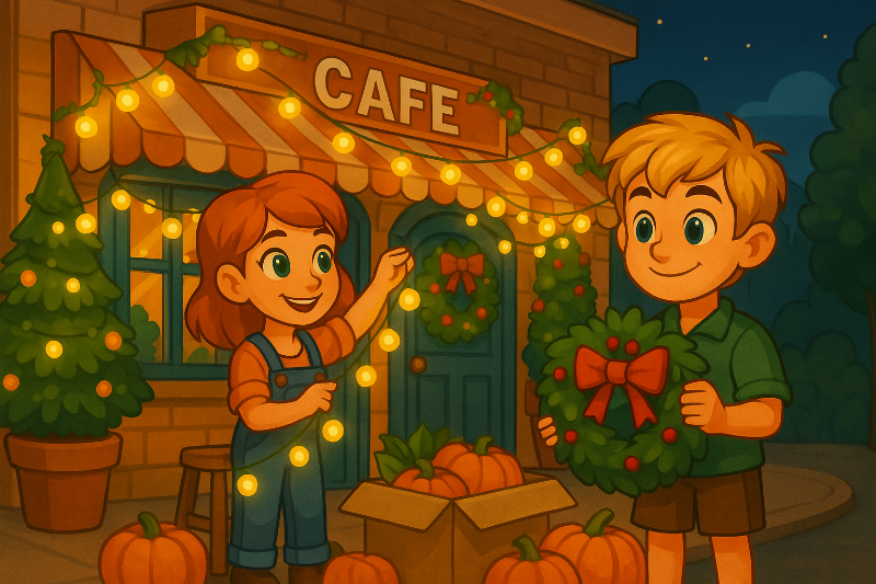 Decorate for holidays and unlock exclusive items!